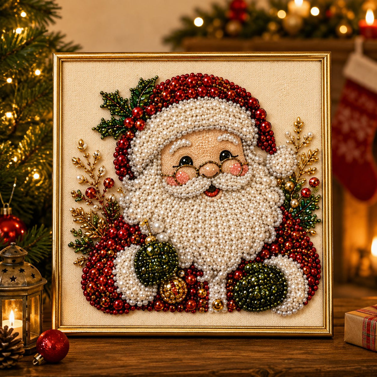 Felzoruni®🧘Relaxing & Beginner-Friendly - 🎨💎DIY Christmas Pearl Art Kit