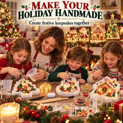 Felzoruni®🎅🎄☃️ DIY Resin Christmas Tree Night Light Kit