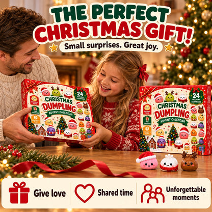 Felzoruni®🔥LIMITED-TIME 50% OFF! 2026 Christmas Dumpling Advent Calendar, 24-Day Countdown • Twenty Four Days Of Squishy - Dumpling Advent Calendar