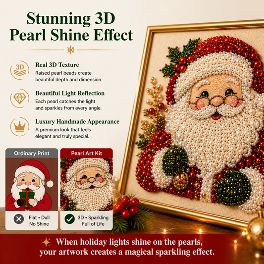 Felzoruni®🧘Relaxing & Beginner-Friendly - 🎨💎DIY Christmas Pearl Art Kit