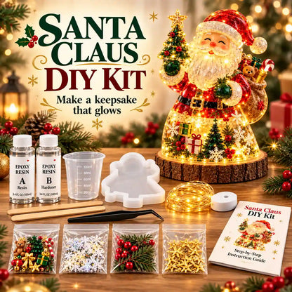 Felzoruni®🎅🎄☃️ DIY Resin Christmas Tree Night Light Kit