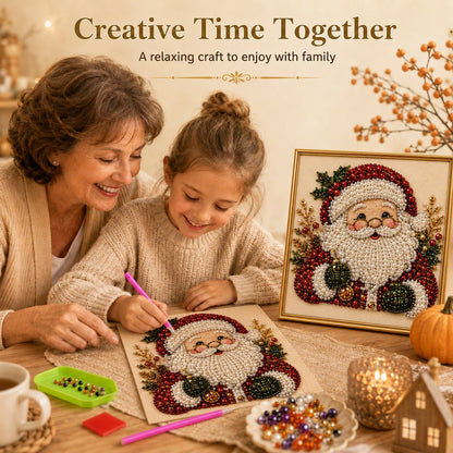 Felzoruni®🧘Relaxing & Beginner-Friendly - 🎨💎DIY Christmas Pearl Art Kit